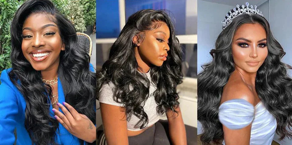 Malaysian Body Wave Human Hair Bundles | Remy Weave Extensions (8-36 Inch, 1/3/4 Pcs)