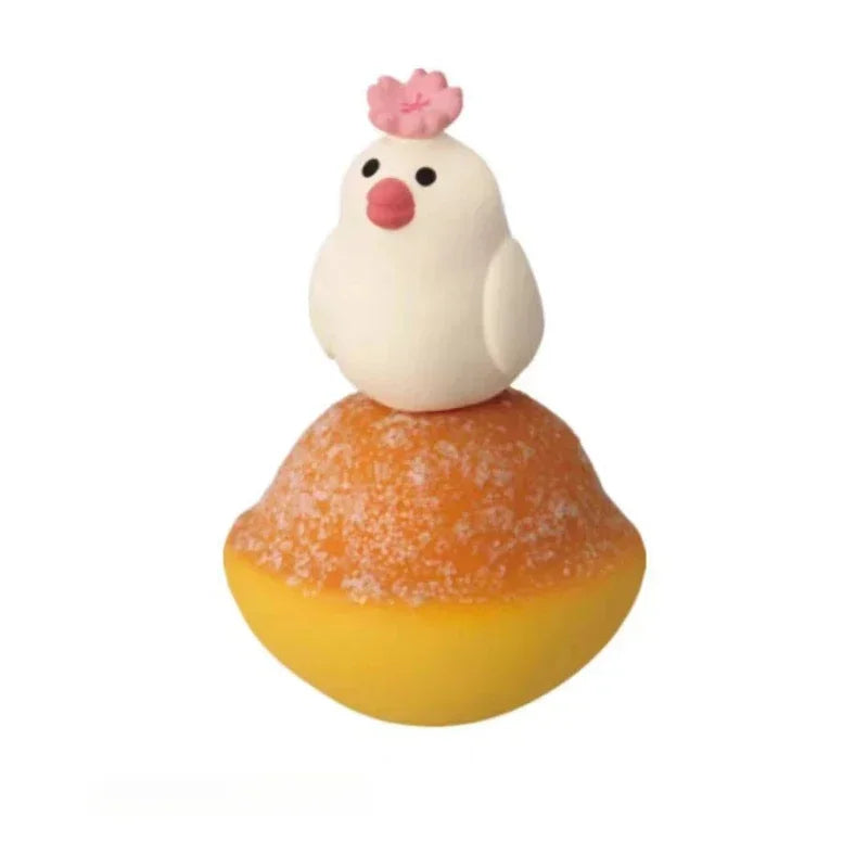 Cute Cat Ornament Admiring Flowers Scene ZAKKA Cherry Blossom INS Trendy Toy DIY Resin Handicraft Ornament
