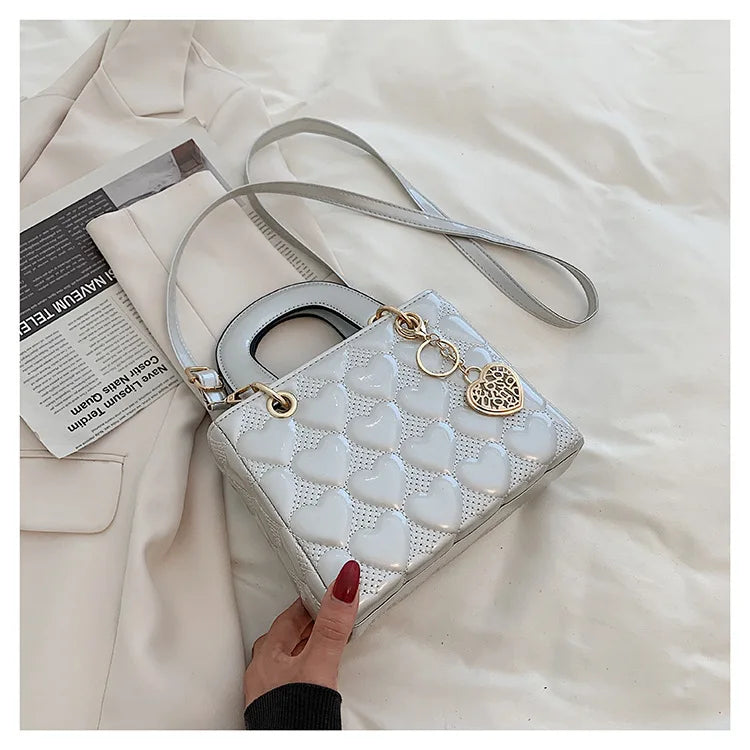 Handbag Women Brand Luxury Totes | High Quality Fashion Classic Quilted Square Handle Bag & Women's Crossbody Shoulder Bags