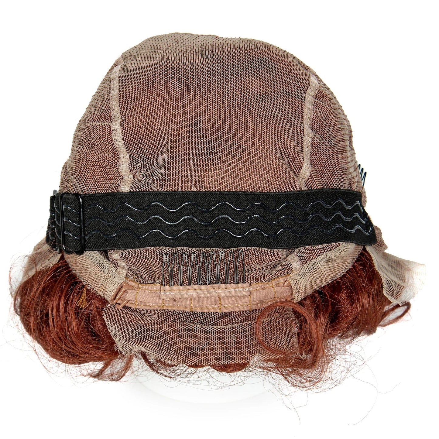 Ginger Orange Bantu Knotless Braids Wig | Full Lace | Short Bob | 350#