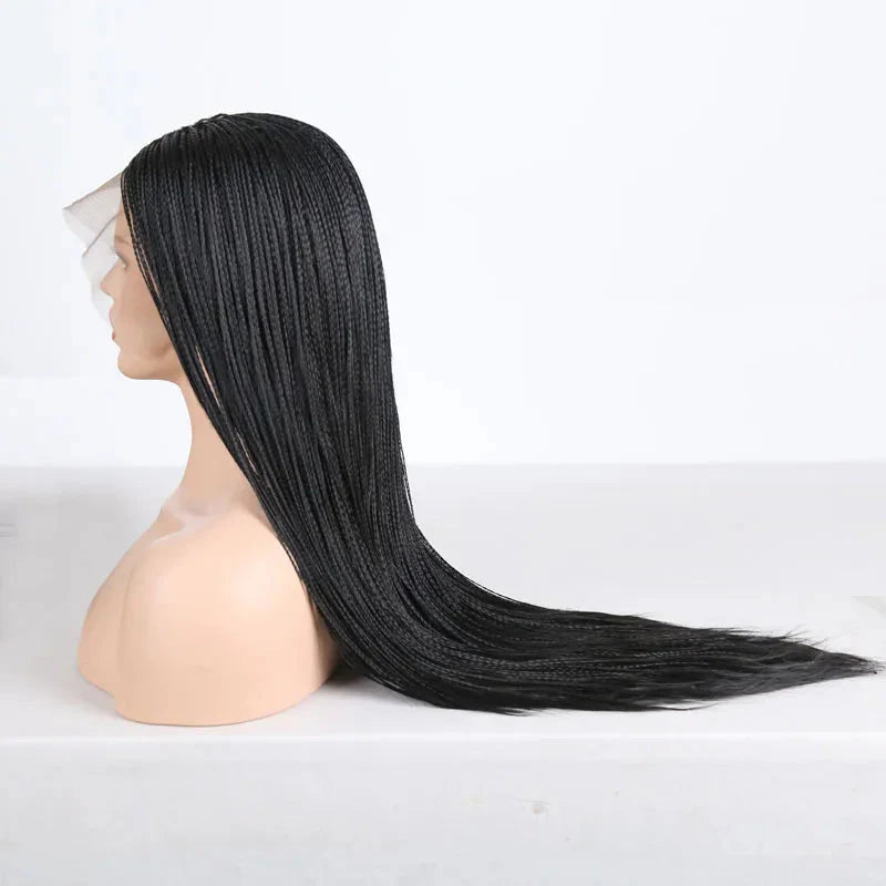 13X4 Lace Wigs for Women | Braided Box Braids Wigs | Synthetic Lace Front Wig | Braiding Wigs Natural Hairline Cosplay