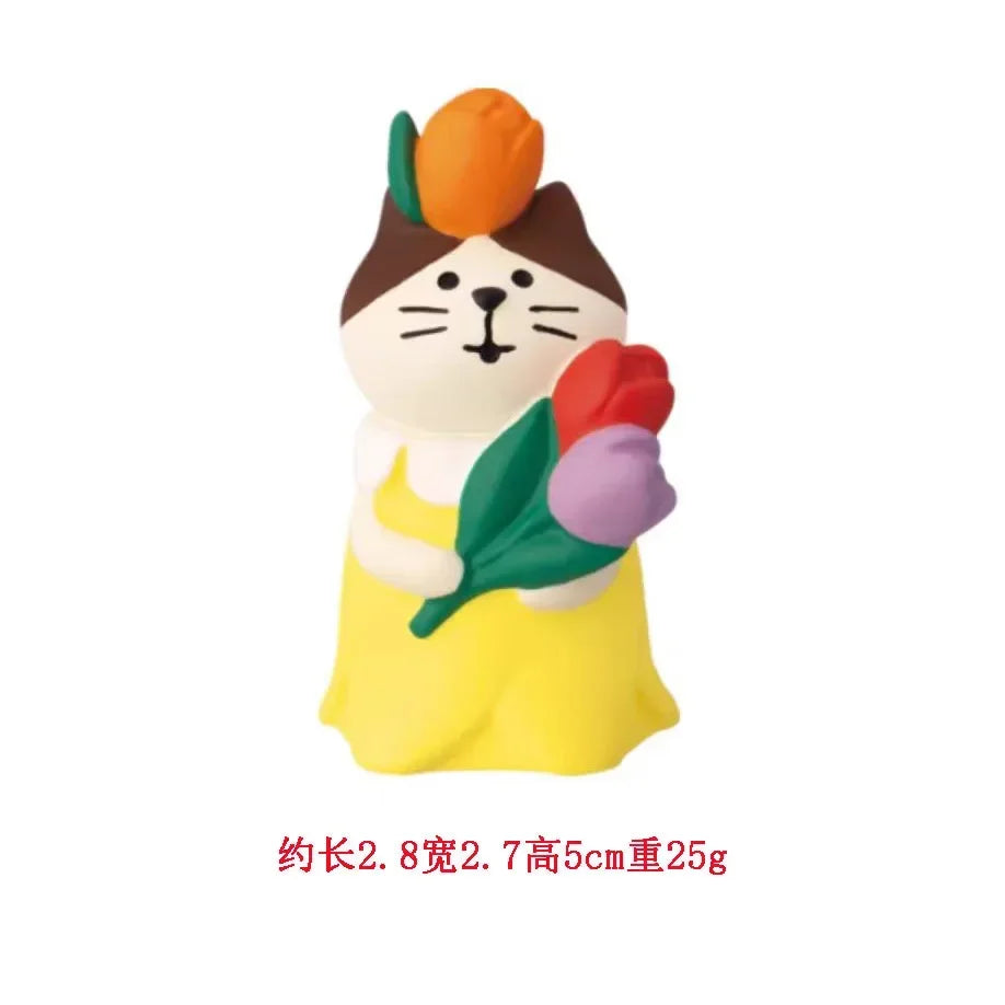 Spring-flowering Scene Decorate Home Decoration Garden Farm Scene Series Bookshelf Decoration Set Children's Toy Doll Ornaments