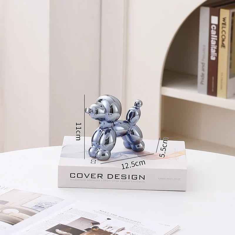 Ceramic Guest Dog Figurine Home Decor room Decoration Accessories Office Nordic Animal Decorative Sculptures  Figurines