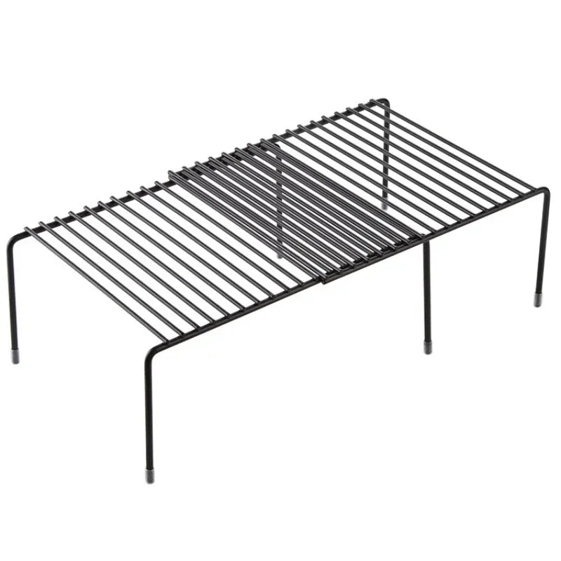 Retractable Iron Seasoning Rack – Multifunctional Cabinet Organizer with Wash Basket & Spoon Holder