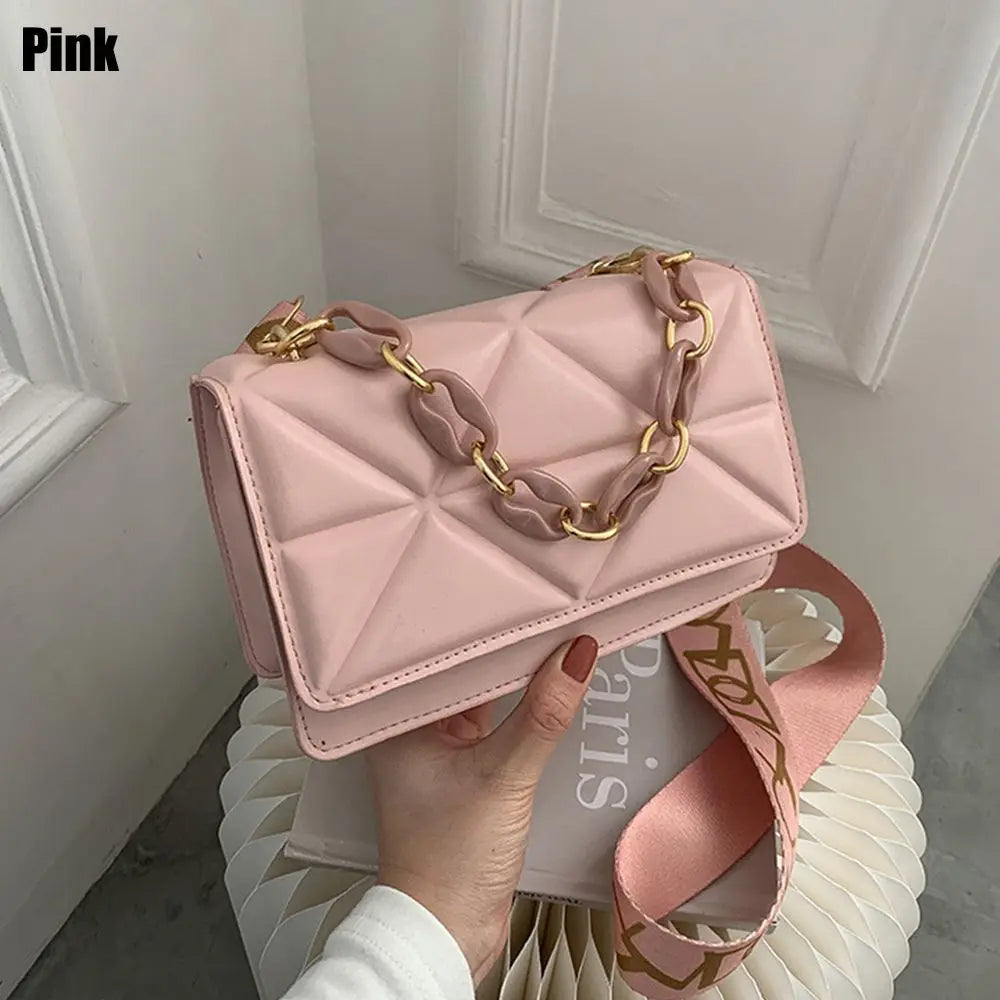 Large Capacity Shoulder Bag Women | Female Fashion Casual Handbags & PU Leather Crossbody Clutch Flap Bag (Streetwear Accessory)