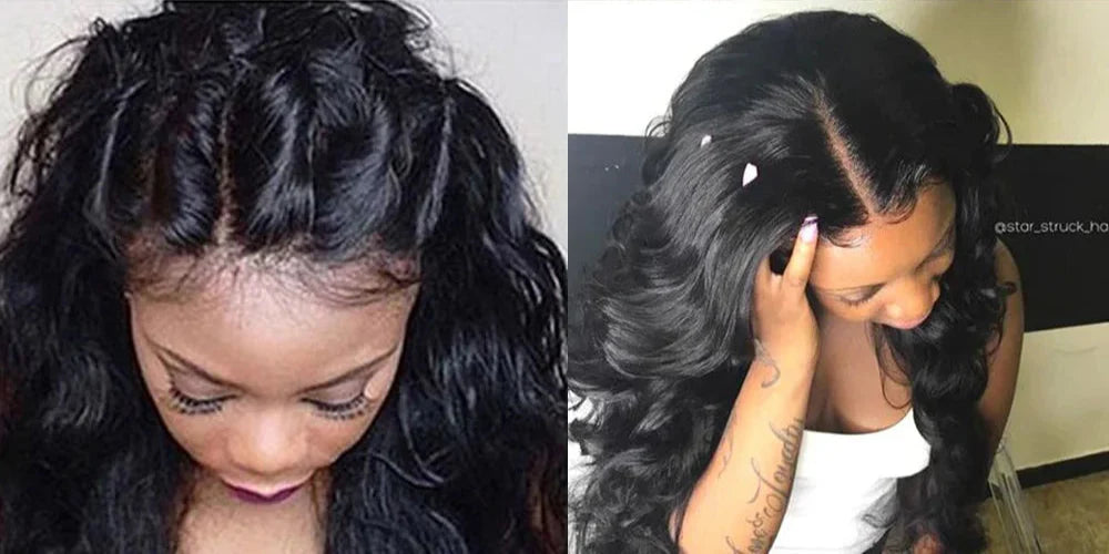 Ombre Body Wave Lace Front Wig | 180% Density Brazilian Remy Human Hair (13x4 & 4x4, Pre-Plucked)