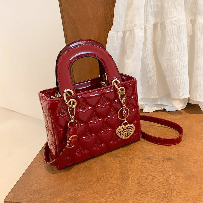 Handbag Women Brand Luxury Totes | High Quality Fashion Classic Quilted Square Handle Bag & Women's Crossbody Shoulder Bags