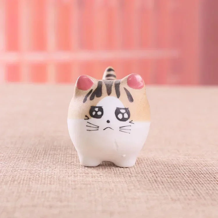 Ceramic Flower Pot Cute Cat Succulent Plant Pots Vase Simulation Cartoon Animal Pots Planters for Indoor Plants Home Decoration