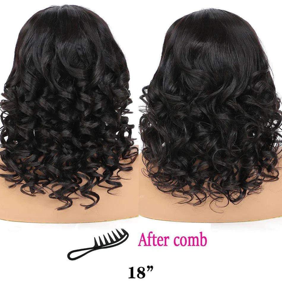 Vietnamese | 100% Raw Hair | Bouncy Loose | Wave | Pre Cut | Glueless | HD | Lace Closure | Wear And Go | 100% Human Hair Wigs