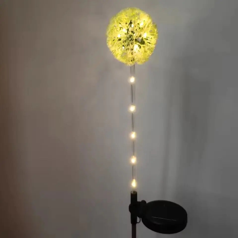 Solar LED Dandelion Lights,Outdoor Waterproof Decorative Lights,Landscape Lighting For Garden,Lawn,Yard,Pathway And Potted Plant