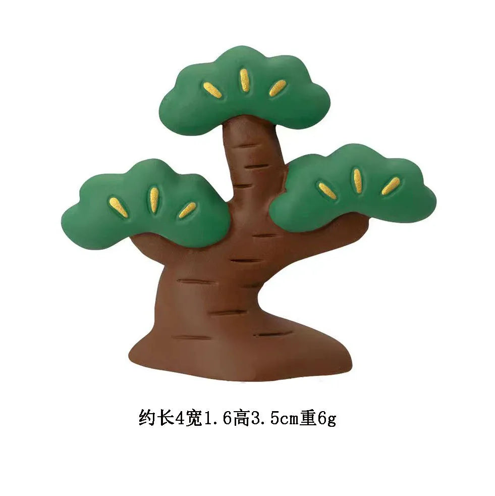 Japanese Style ZAKKA Cat Crafts Small Ornaments for Chinese New Year Snake Year Trend Bonsai Food and Decorative Resin Figurines
