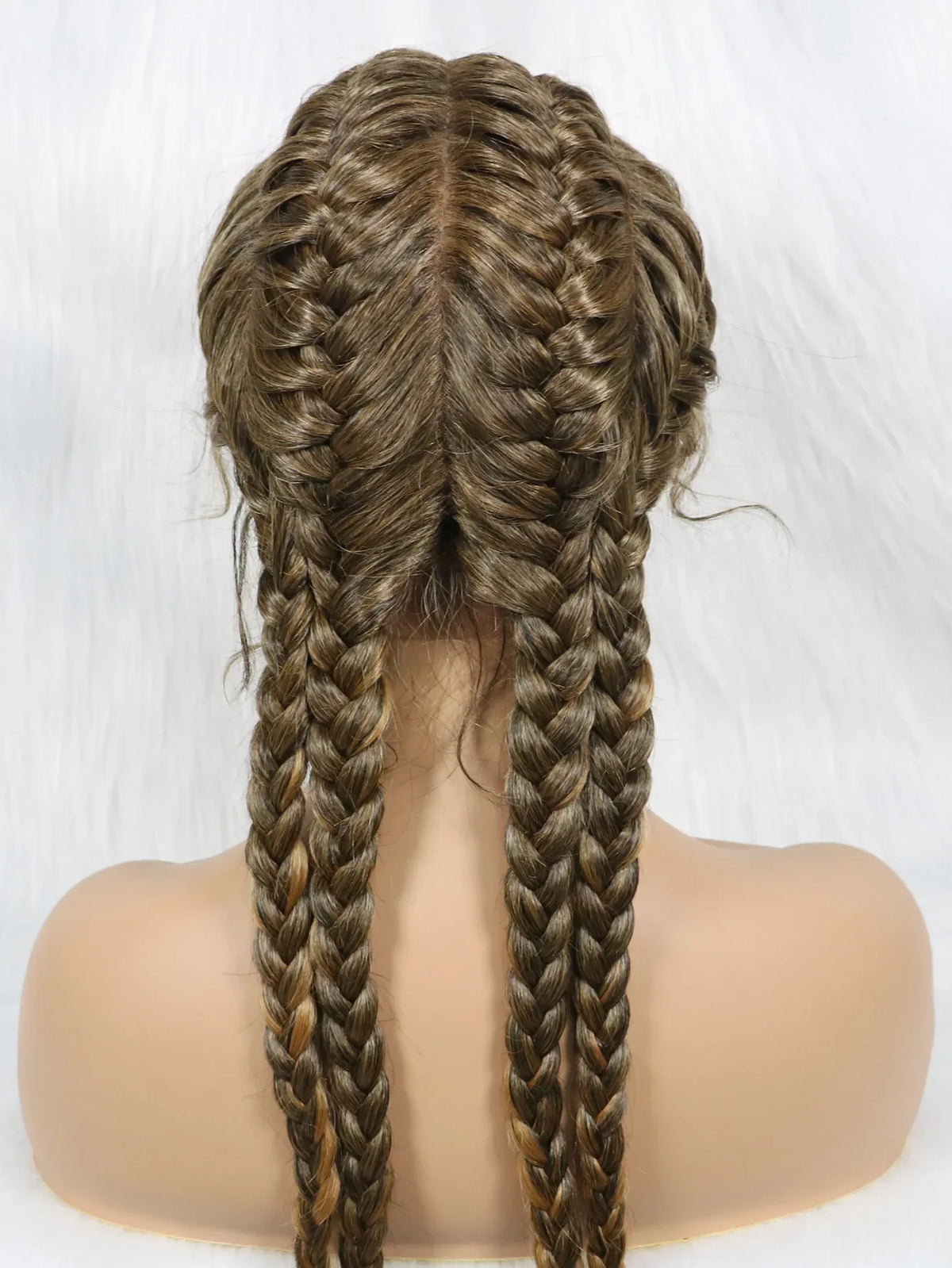 KIMA New Arrival 26" Braided Wig | Lace Front with Baby Hair