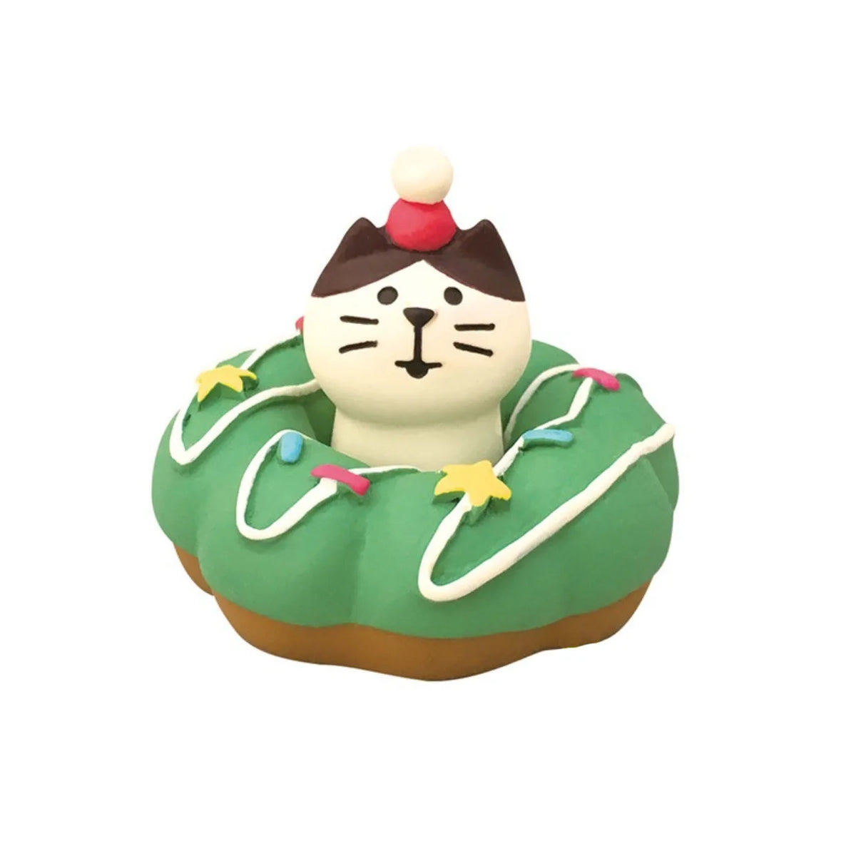 1pc ZAKKA Japanese Cat Food Bakery Coffee Shop Scene Decoration Resin Crafts Small Ornaments Croissant Donut Dessert Cupcake
