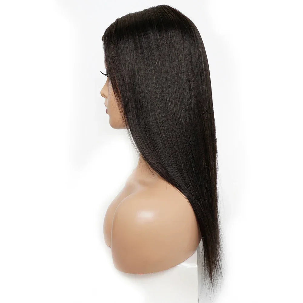 Ombre Honey Blonde & 1B/30 Straight 4x4 Lace Closure Wig | 150% Density Middle Part Remy Human Hair