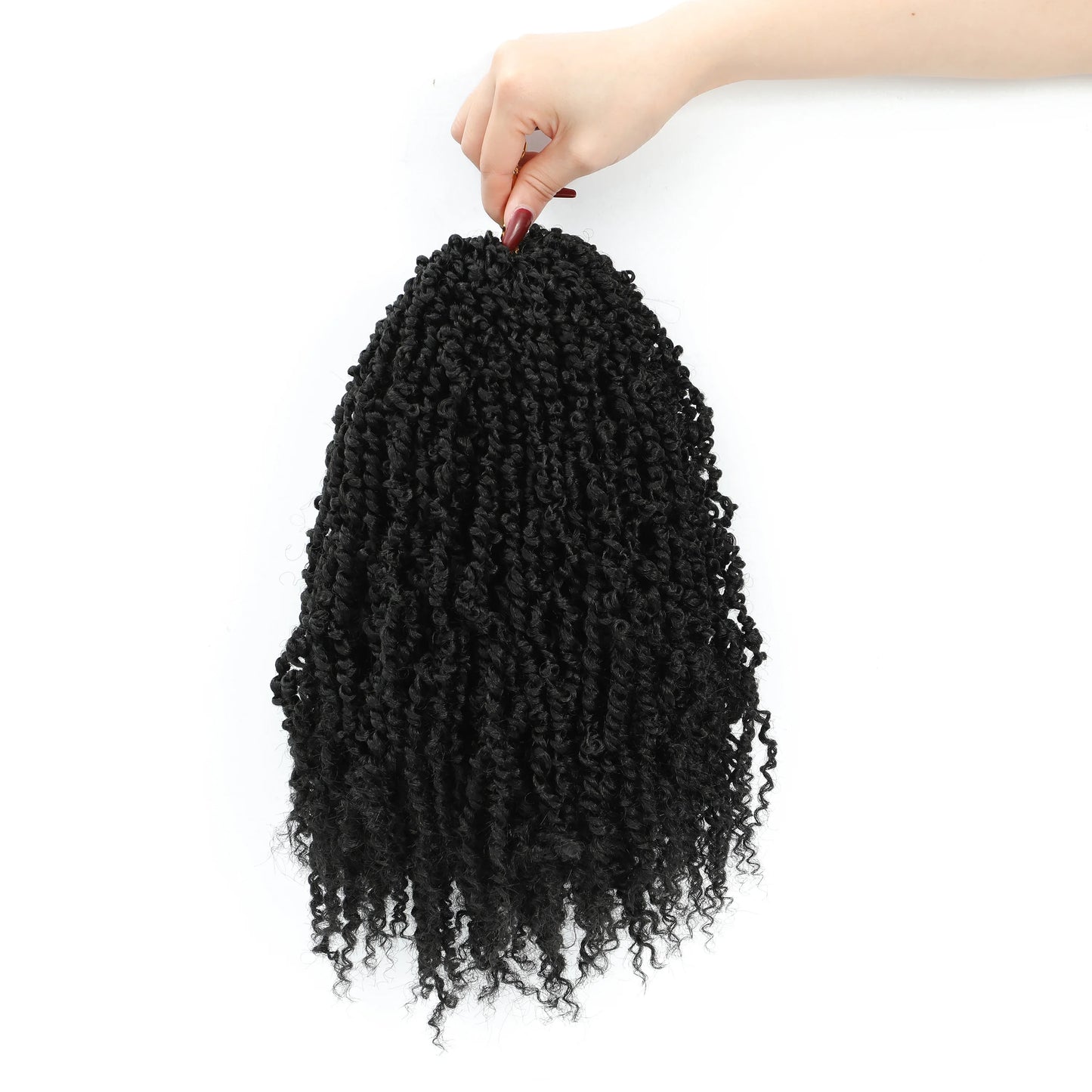 Pre-Looped Mini Twist Crochet Hair | Bohemian Spring Twists & Senegalese with Curls (Synthetic)