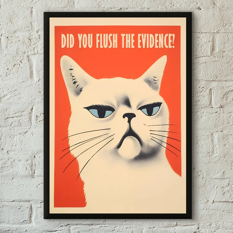 Modern Pop Black Cat Wall Art Poster Poster Paper Print Home Living Room Bedroom Entrance Bar Cafe Art Painting Decoration