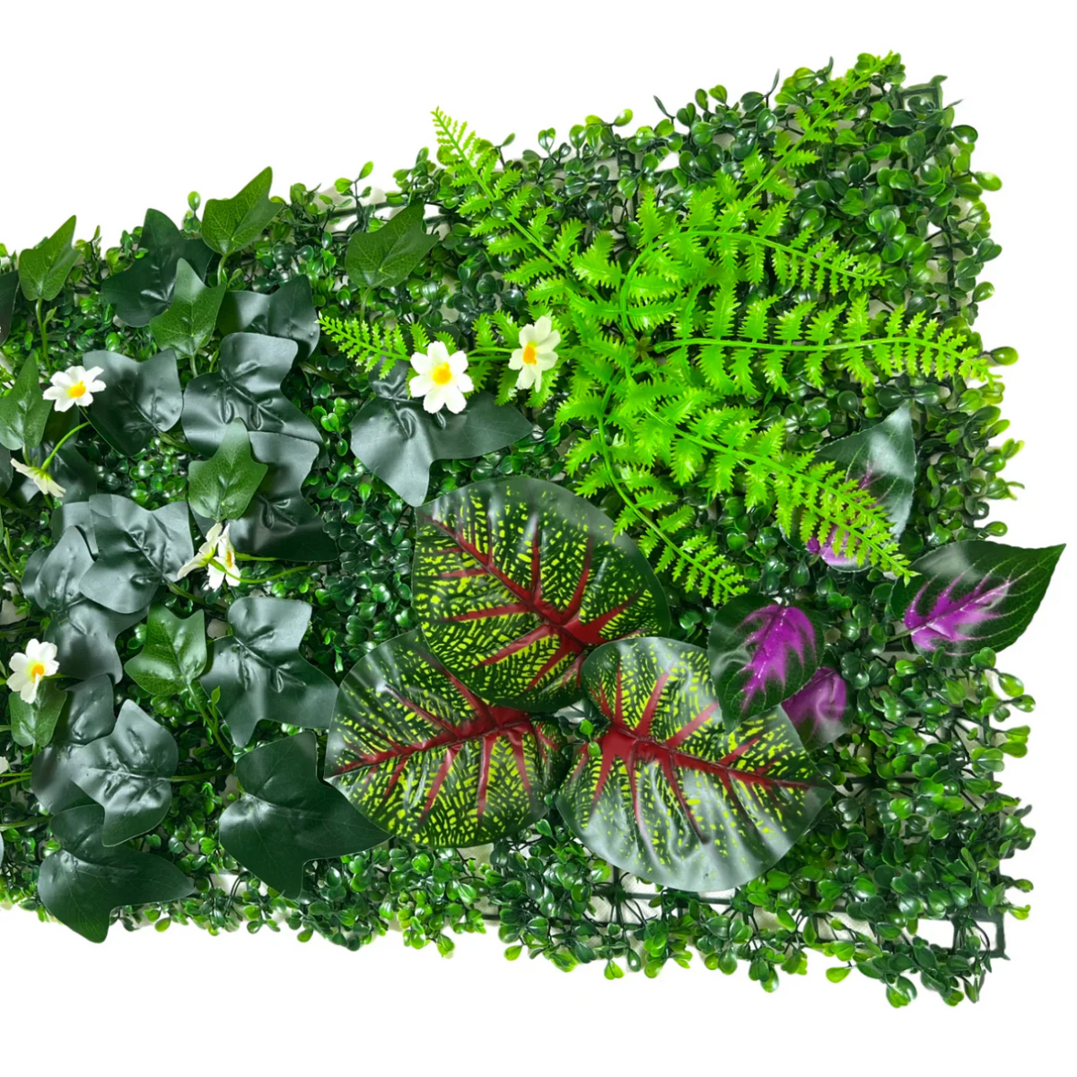 1pc Grass Wall Panels,3D Mixed Grass Wall Backdrop,Greenery Wall Panels,Artificial Hedge Grass Wall Fence Privacy Screen