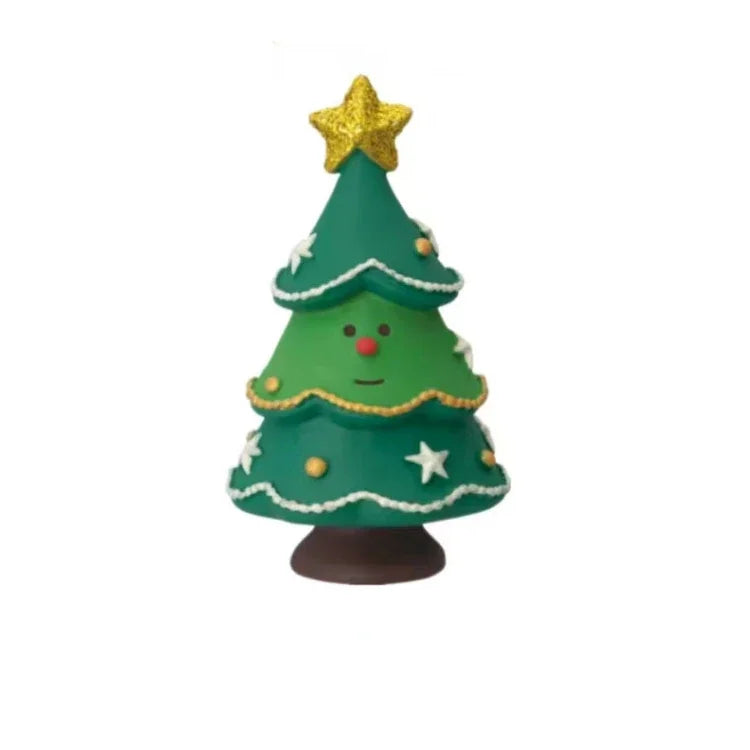 Christmas Resin Ornaments Home Scenes Trendy Toys Figurines Decorations ZAKKA Dolls Cats 2025 Small Ornaments