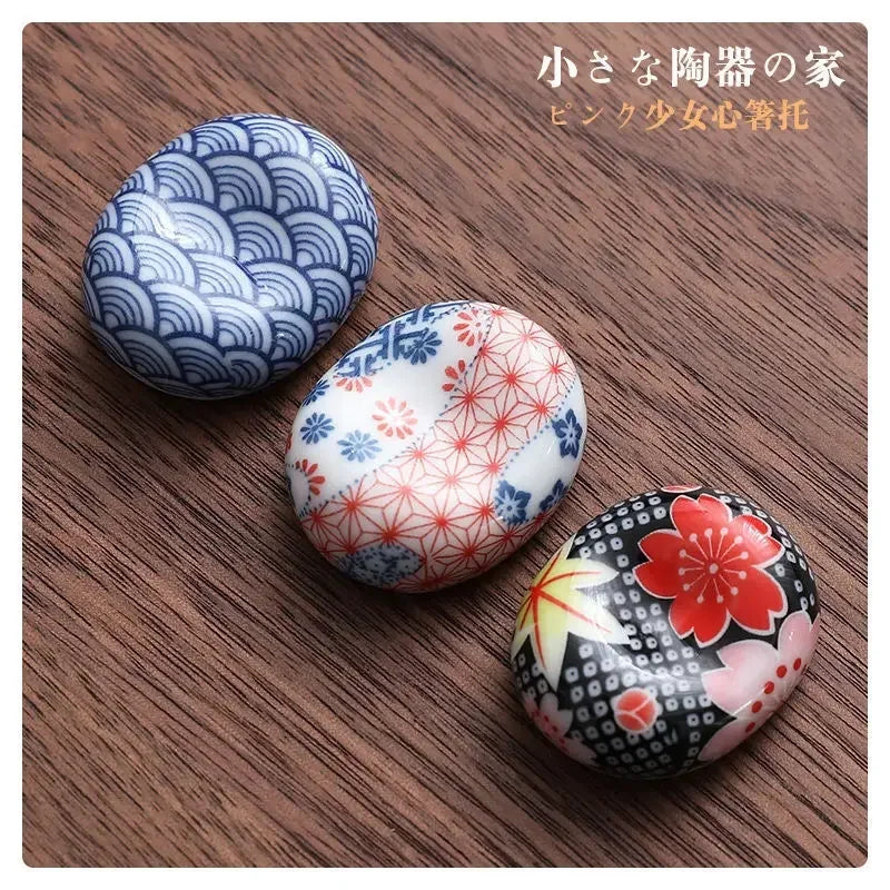 Chopstick Rest Table Decor Home Decoration Ware Tableware Rest Kitchen Tools 6 Styles Fork Rack Ceramic Spoon Chopsticks Holder