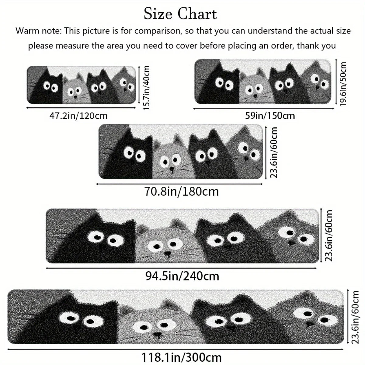 VIKAMA Cartoon 4 Kittens Carpet Bathtub Floor Mat Soft Doormat Kitchen Rug Winter Soft Living Room Carpet Rug For Bedroom Home D