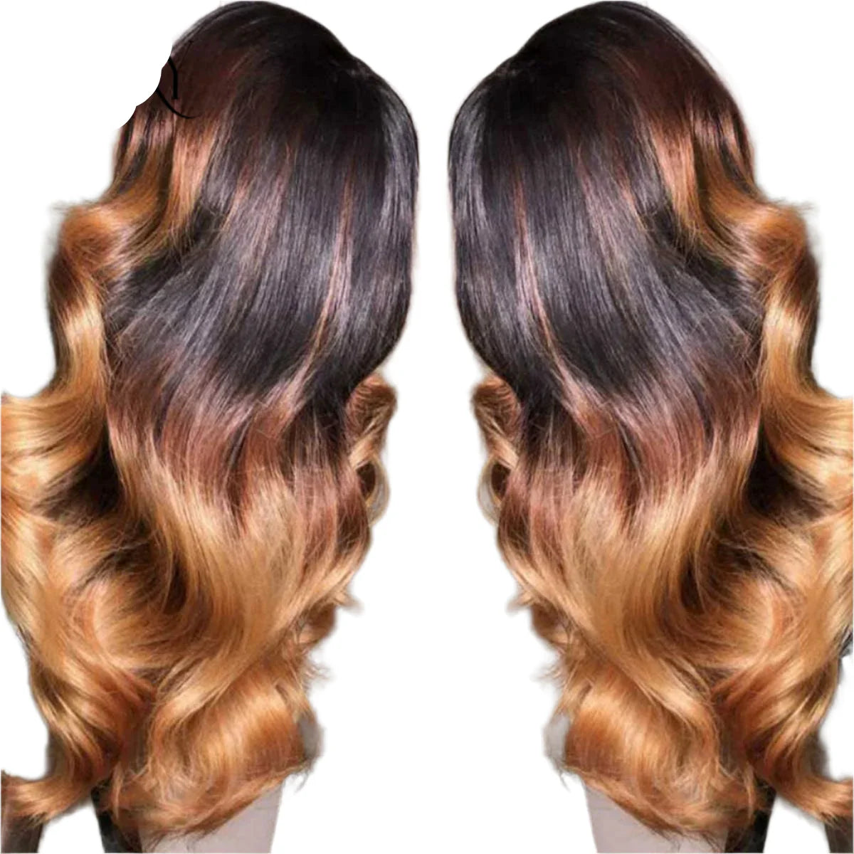 Ombre Body Wave Lace Front Wig | 180% Density Brazilian Remy Human Hair (13x4 & 4x4, Pre-Plucked)