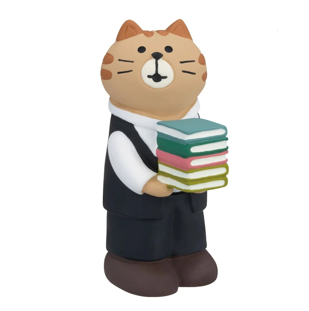 ZAKKA Ornaments Night Market Girl Barbecue Stand Scene Decoration Shooting Props Miniature Resin Cat Birthday Gift Collection