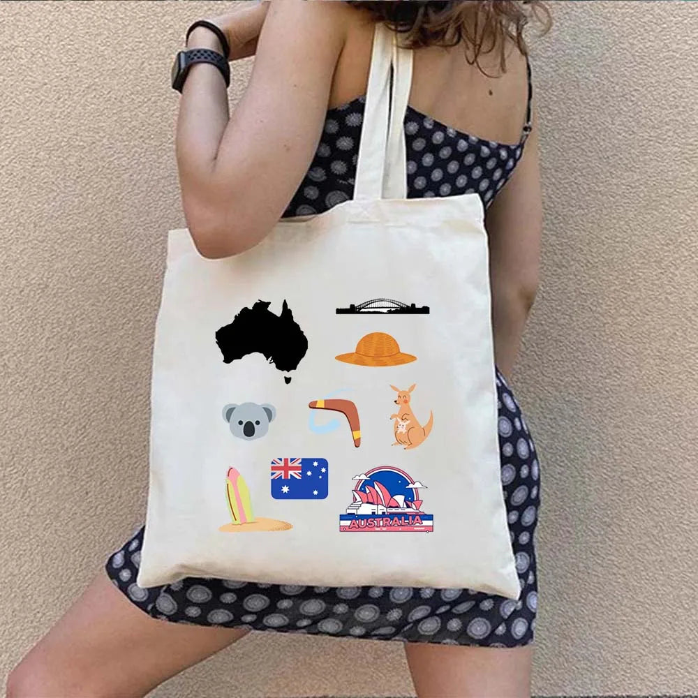 Woman's Large Capacity Canvas Tote Bag | Stylish Travel & Shopping Shoulder Handbag (Work, Gym, Grocery, Eco-Friendly)