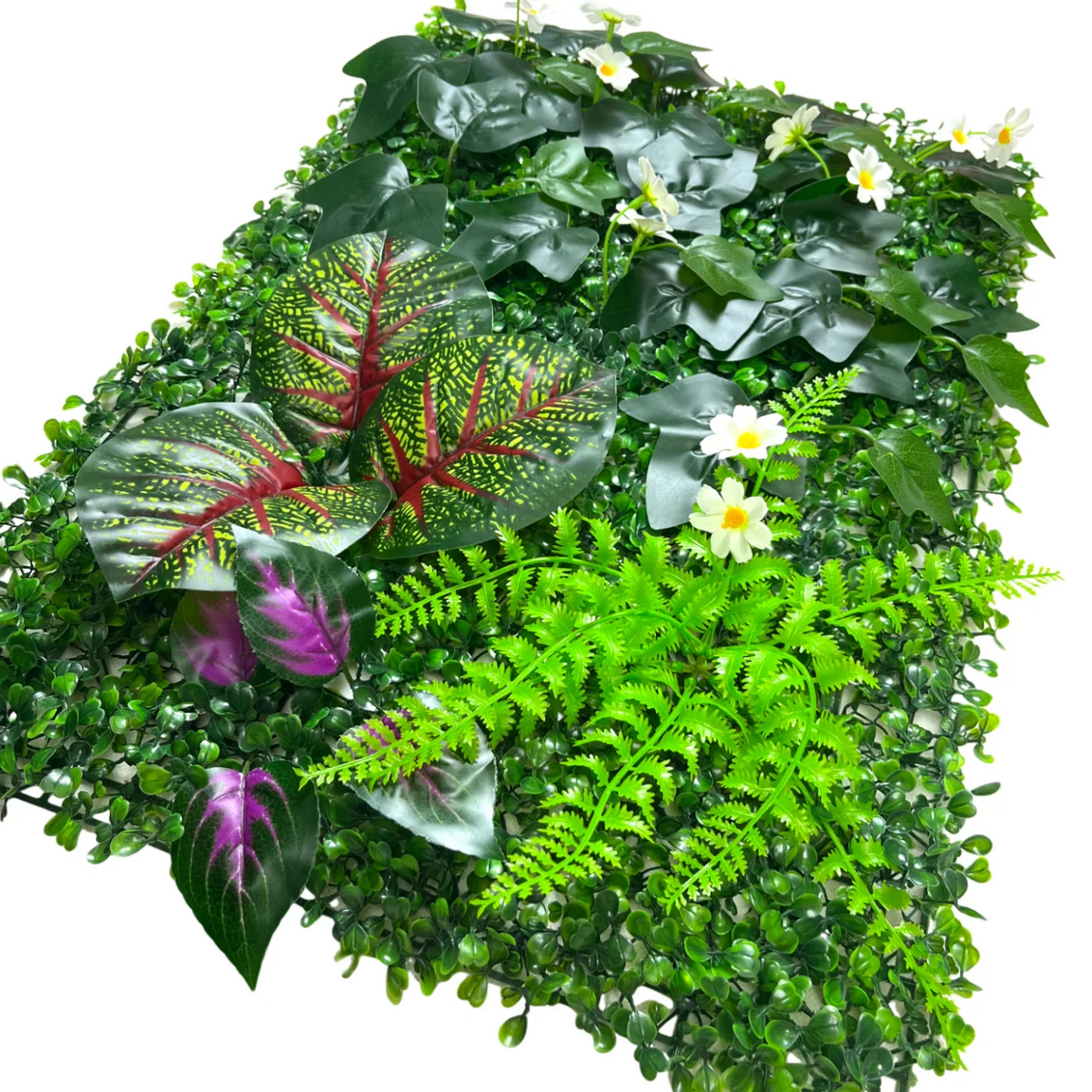 1pc Grass Wall Panels,3D Mixed Grass Wall Backdrop,Greenery Wall Panels,Artificial Hedge Grass Wall Fence Privacy Screen