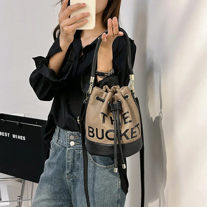 New Fashion Women's Bucket Bag Trend | Brand Casual Versatile Shoulder Bag & High-end Classic Crossbody Bag (Designer Luxury Handbag)