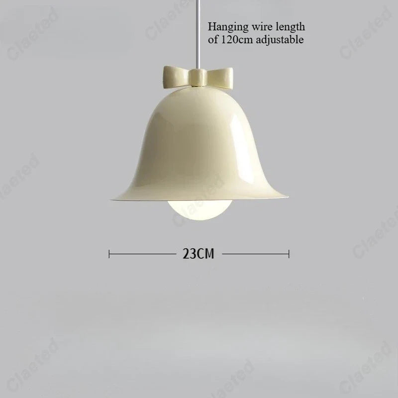 European Modern Simple LED Bell Chandelier Living Room Dining Room Bar Bedroom Bedside Decorative Lighting