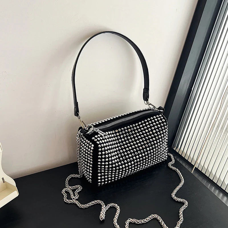 New Spring & Summer Small Bags Trend | Personalized Color Diamond Pillow Bag & Chain Shoulder Crossbody Bag