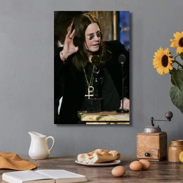 Ozzy Osbourne Band Art Poster Heavy Metal Band Rock Canvas Painting  Wall Art Picture Print Modern Family Bedroom Decor Posters