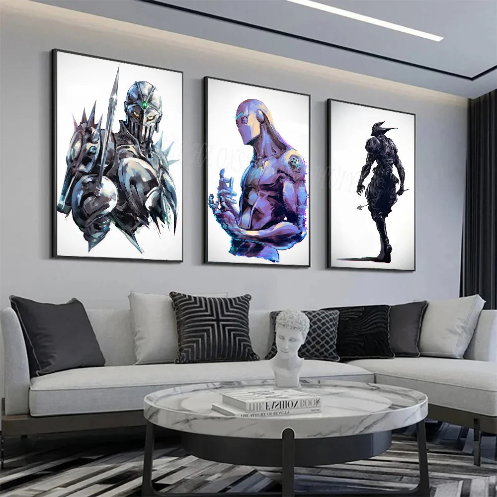 J-JoJo Stand Poster HD Posters Home Room Bar Cafe Decor Art Wall Painting Picture