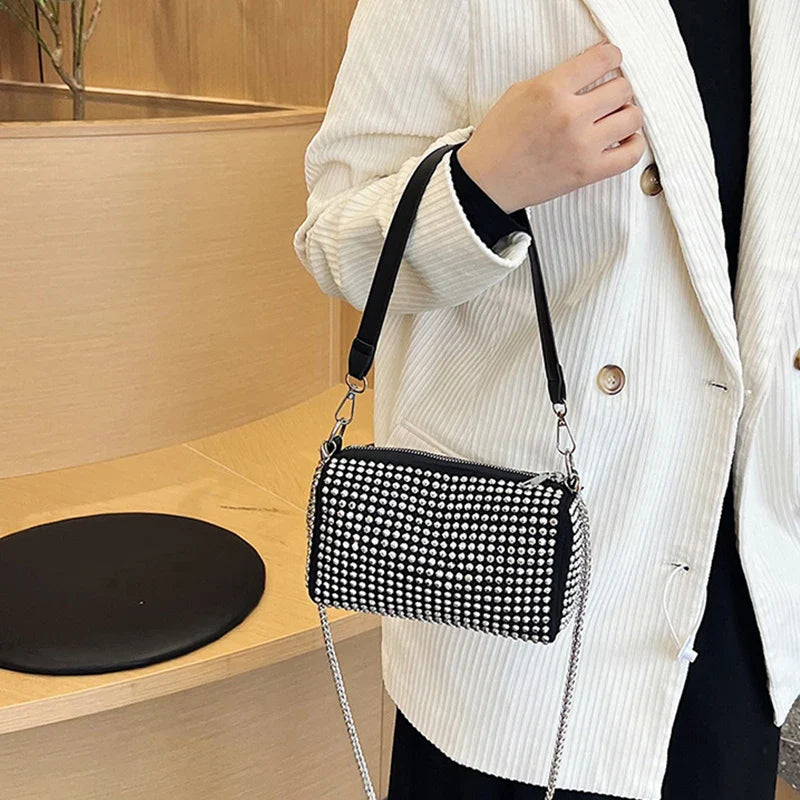 New Spring & Summer Small Bags Trend | Personalized Color Diamond Pillow Bag & Chain Shoulder Crossbody Bag