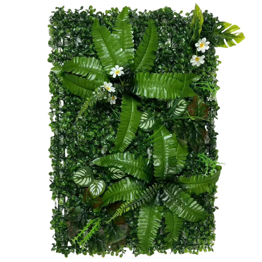 1pc Artificial Mat Greenery Panels Topiary Hedge Plant, Privacy Hedge Screen Suitable