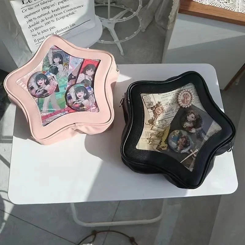 Original Cute Kawaii Ita Bag | Anime Five Pointed Star Two-dimensional Crossbody Bag &amp; Street Fashion Ulzzang Shoulder Bag