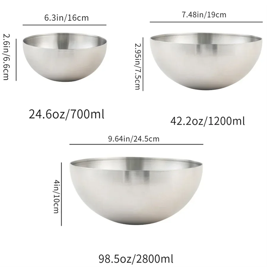 Multi Functional Stainless Steel Vegetable Bowl, Egg Mixing Bowl, Drain Basket, Soup Basin, Kitchen Cooking And Storage Tool