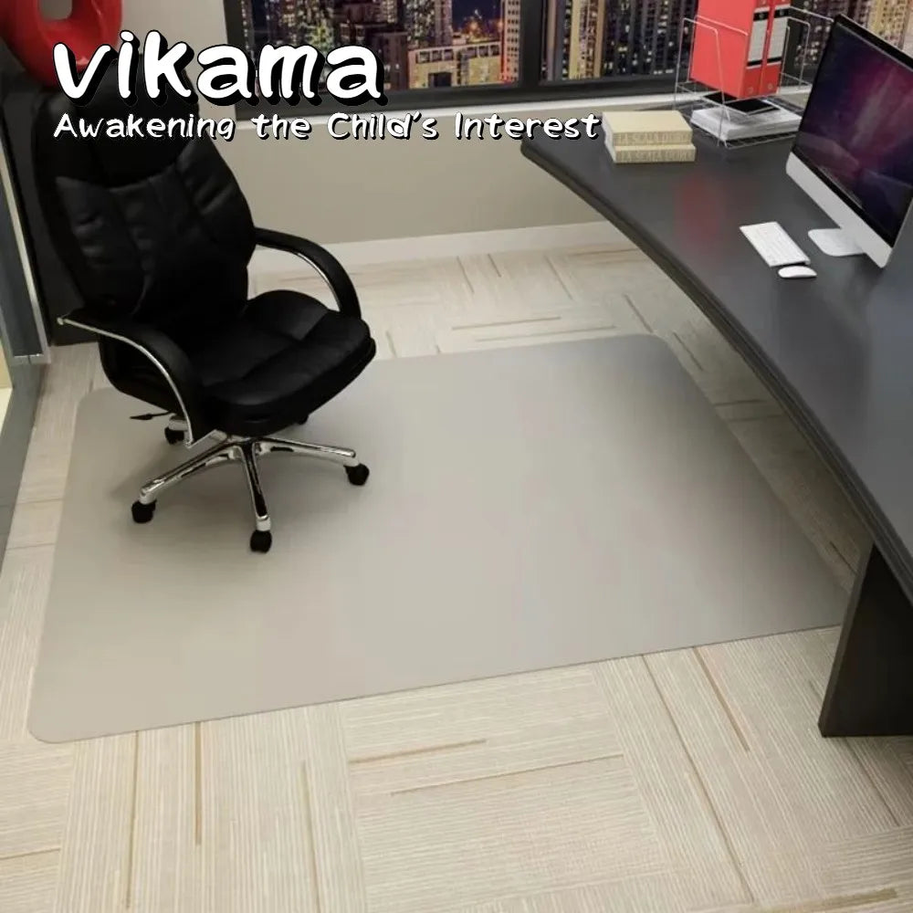 VIKAMA Floor-Specific Office Chair Mat Non-Slip Home Office & Study Floor Protector Durable Home Decor Accessory