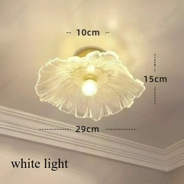 Modern Minimalist LED Flower Petal Ceiling Lamp Living Room Corridor Balcony Decorative Lighting E27