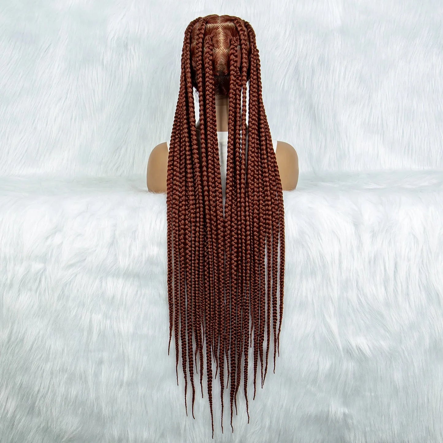 HD Lace Knotless Square Box Braids Wig | Full Lace | Baby Hair | Black Women