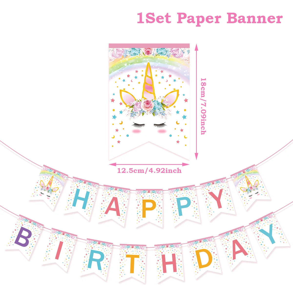 Unicorn Gift Boxes Birthday Party Decoration Kids Unicorn Party Favor Boxes Baby Shower Birthday Party Decorations Supplies