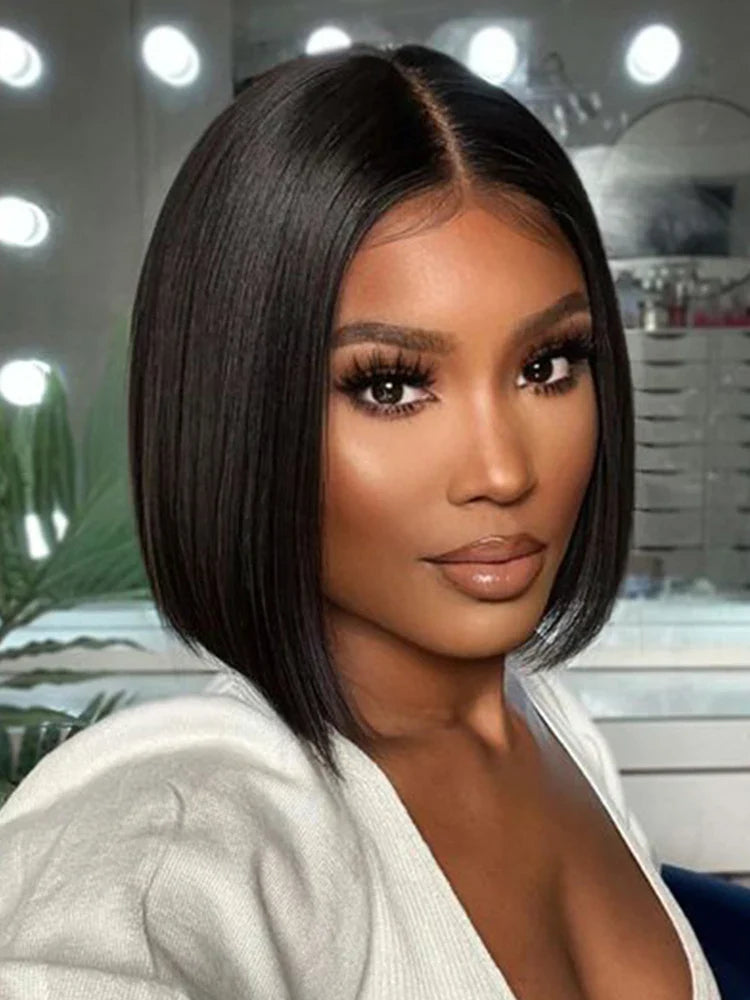 Pixie Cut Bob Human Hair Wig | 180% Density 4x4 HD Lace Closure | Pre-Plucked & Multi-Color Options