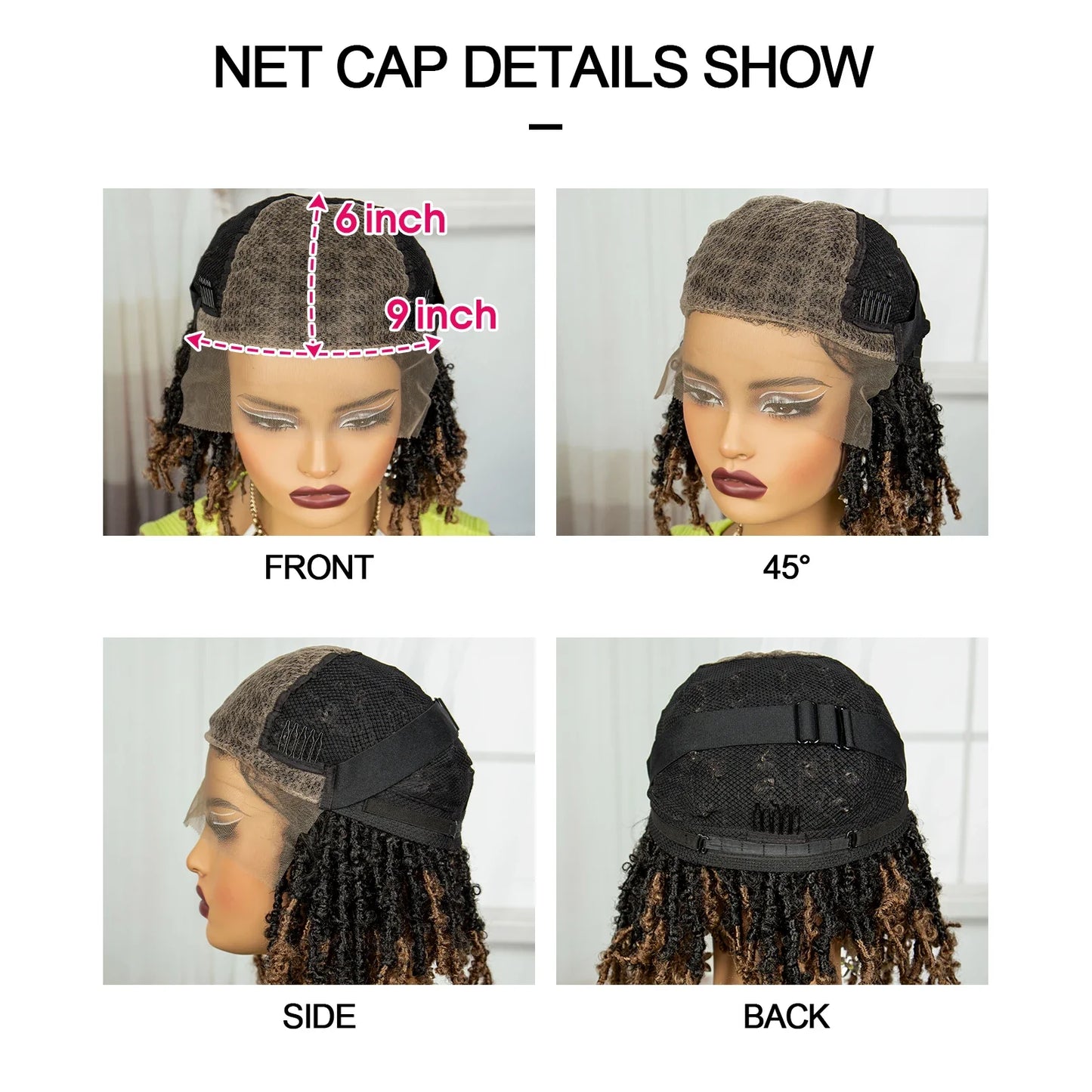 Butterfly Locs Bob Wig | Crochet Braids | Lace Front | Synthetic Dreadlocks
