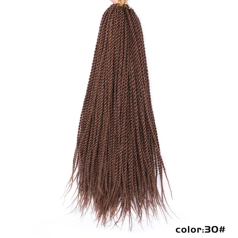 Full Star Senegalese Twist Crochet Braids | 30 Strands/Pack | Ombre Colors