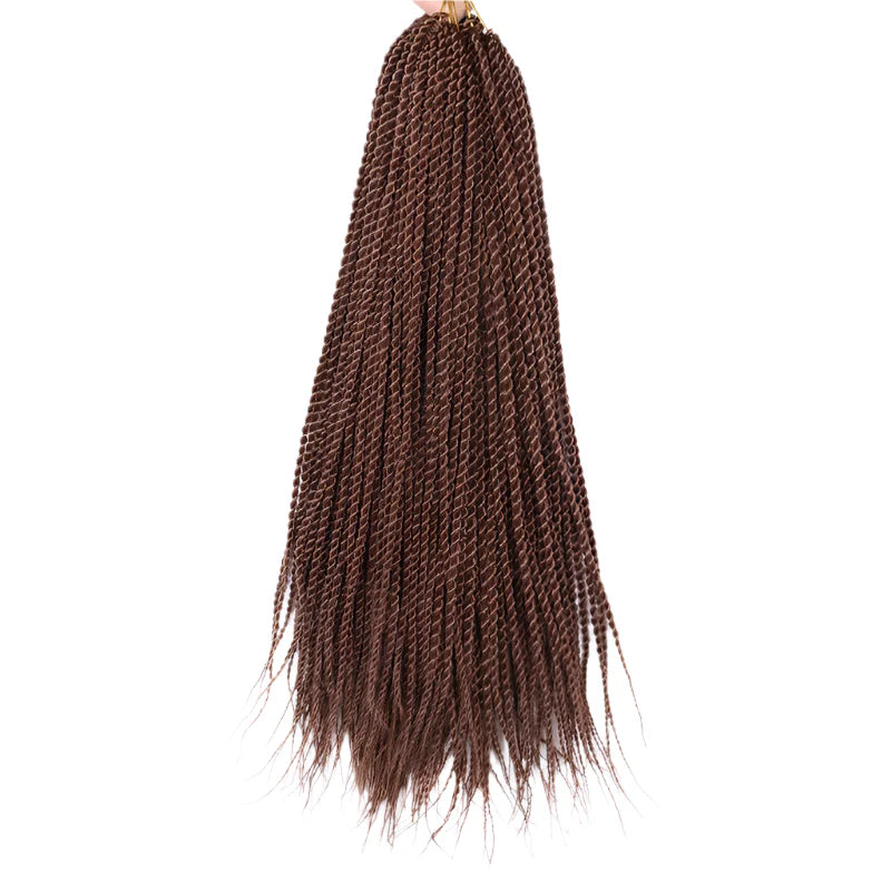 Full Star 30 Strand Pre-Twist Crochet Braids | Senegalese Twist | Ombre