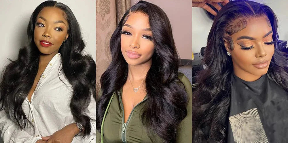 Ombre Body Wave Lace Front Wig | 180% Density Brazilian Remy Human Hair (13x4 & 4x4, Pre-Plucked)