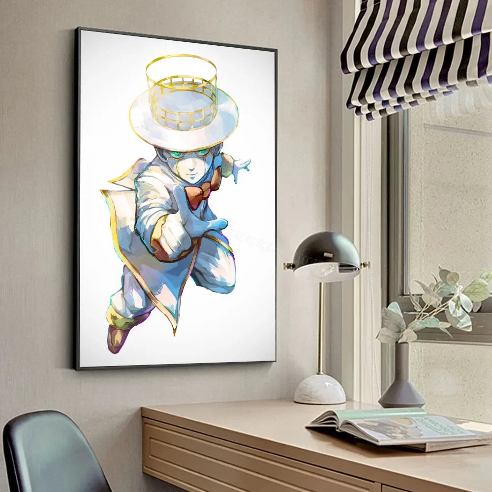 J-JoJo Stand Poster HD Posters Home Room Bar Cafe Decor Art Wall Painting Picture