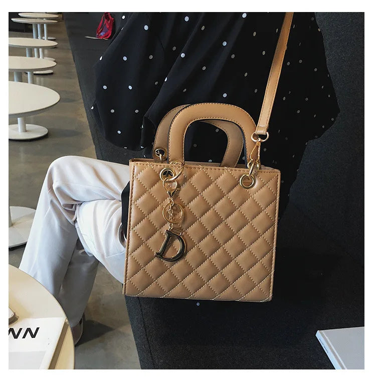 Luxury Lingge Chain Tote Bag | Women's Fashion Shoulder & Crossbody Handbag