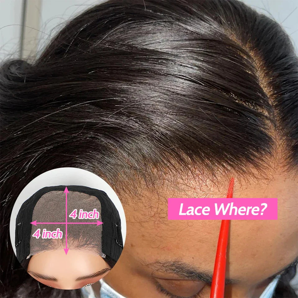 Wear & Go Glueless Water Wave Wig | 180% Density Pre-Cut HD Lace Front Brazilian Human Hair (Pre-Bleached Knots)