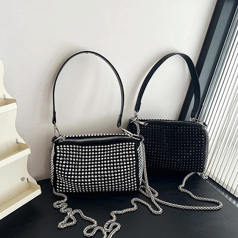 New Spring & Summer Small Bags Trend | Personalized Color Diamond Pillow Bag & Chain Shoulder Crossbody Bag